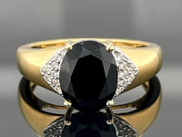 RING AUS 925/- SILBER VERGOLDET MIT SPINELL & ZIRKON