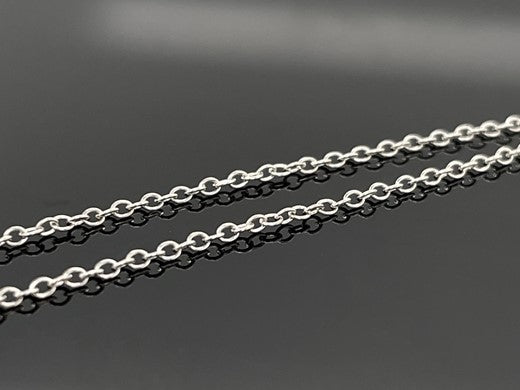 KETTE MIT ANHÄNGER AUS 925/- SILBER PLATINIERT MIT SAKOTA SMARAGD & ZIRKON
