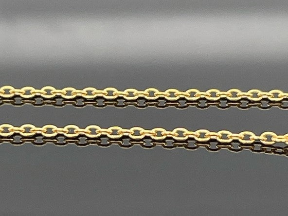 KETTE MIT ANHÄNGER 925/-SILBER VERGOLDET MIT TANSANIT (CA.0,12 ct.)