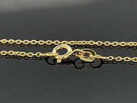 KETTE MIT ANHÄNGER 925/-SILBER VERGOLDET MIT TANSANIT (CA.0,12 ct.)