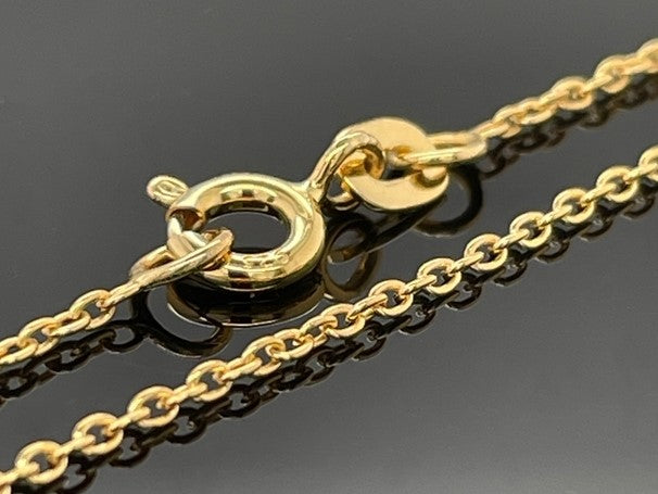 KETTE MIT ANHÄNGER 925/-SILBER VERGOLDET MIT TANSANIT & ZIRKON