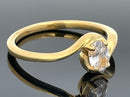4-TLG. SET KETTE+ANHÄNGER+OHRSTECKER+RING AUS 925/-SILBER VERGOLDET MIT ZIRKONIA