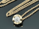 COLLIER AUS 585/- GELBGOLD MIT BRILLANT (CA. 0,07 CT.)