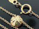 COLLIER AUS 585/- GELBGOLD MIT BRILLANT (CA. 0,07 CT.)