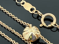 COLLIER AUS 585/- GELBGOLD MIT BRILLANT (CA. 0,07 CT.)