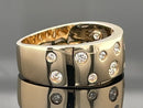 RING AUS 585/- GELBGOLD MIT BRILLANTEN (ges.ca. 0,55 ct.)