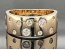 RING AUS 585/- GELBGOLD MIT BRILLANTEN (ges.ca. 0,55 ct.)