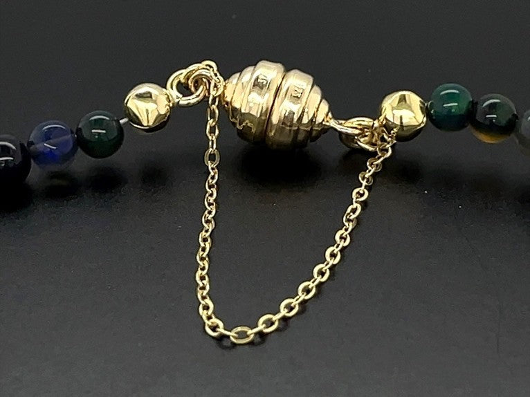 ARMBAND 375/- GELBGOLD mit Kristallopal (beh.) (ca. 12,000 ct.)