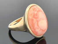 RING GR. 17 (53) AUS 375/- GELBGOLD mit Opal (ca. 9,00 ct.)