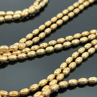 KUGELKETTE AUS 925/-SILBER GELBGOLDPLATTIERT