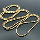 KUGELKETTE AUS 925/-SILBER GELBGOLDPLATTIERT
