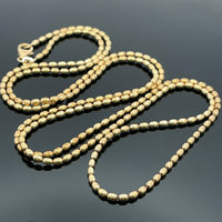 KUGELKETTE AUS 925/-SILBER GELBGOLDPLATTIERT