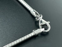 OMEGAREIF & GLEITER AUS 925/- SILBER RHODINIERT MIT MUSCHELKERNPERLE