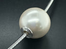 OMEGAREIF & GLEITER AUS 925/- SILBER RHODINIERT MIT MUSCHELKERNPERLE