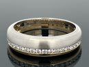 RING GR. 18 (57) AUS 950/- PLATIN und 750/-GELBGOLD mit Brillant  (ca. 0,35 ct.)