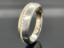 RING GR. 18 (57) AUS 950/- PLATIN und 750/-GELBGOLD mit Brillant  (ca. 0,35 ct.)