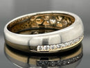 RING GR. 18 (57) AUS 950/- PLATIN und 750/-GELBGOLD mit Brillant  (ca. 0,35 ct.)