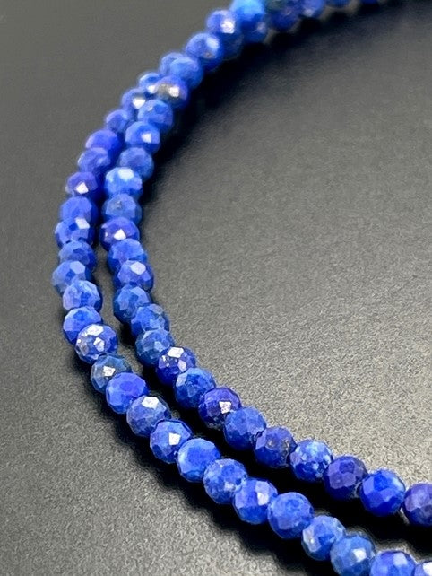 COLLIER MIT ANHÄNGER 375/- GELBGOLD MIT LAPIS-LAZULI