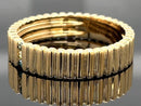 RING AUS 375/- GELBGOLD mit Multi Brillant (beh. | ca. 0,048 ct.)