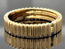 RING AUS 375/- GELBGOLD mit Multi Brillant (beh. | ca. 0,048 ct.)