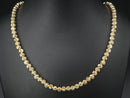 KUGELKETTE AUS 925/-SILBER GELBVERGOLDET MIT MAGNETVERSCHLUSS