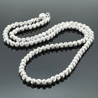 KUGELKETTE AUS 925/-SILBERWEIß MIT MAGNETVERSCHLUSS