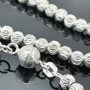 KUGELKETTE AUS 925/-SILBERWEIß MIT MAGNETVERSCHLUSS