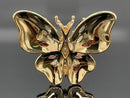 ANHÄNGER AUS 925/- SILBER VERGOLDET MIT MULTI EDELSTEINE