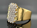 RING AUS 925/- SILBER VERGOLDET MIT ZIRKON