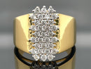RING AUS 925/- SILBER VERGOLDET MIT ZIRKON