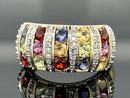 RING AUS 375/- GELBGOLD mit Multi Edelsteinen (ca. 1,9 ct.)