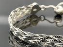 SLIDER HERINGBONE-ARMBAND 925/-SILBERWEIß