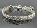 SLIDER HERINGBONE-ARMBAND 925/-SILBERWEIß