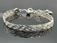 SLIDER HERINGBONE-ARMBAND 925/-SILBERWEIß