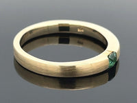 RING AUS 375/- GELBGOLD mit Turmalin (ca. 0,100 ct.)