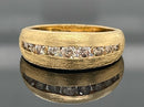 RING AUS 925/- SILBER VERGOLDET MIT CHAMP. DIAMANTEN