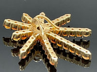 ANHÄNGER AUS 925/-SILBER VERGOLDET MIT FEUEROPAL (ges.ca. 1,22 ct.)