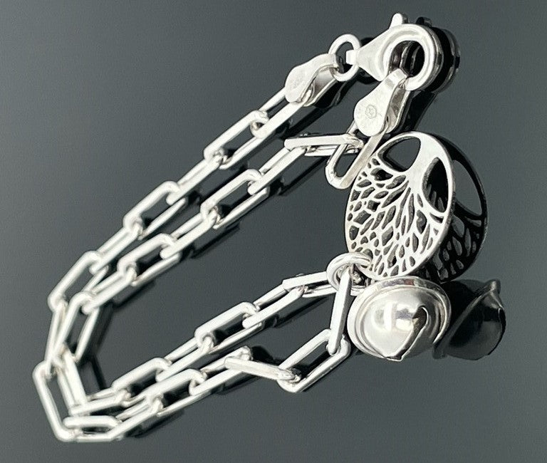 ARMBAND "RUF DEINEN ENGEL" AUS 925/-SILBER RHODINIERT