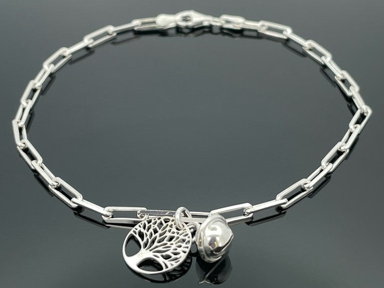 ARMBAND "RUF DEINEN ENGEL" AUS 925/-SILBER RHODINIERT
