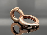 VARIO-CLIP-ÖSE AUS 925/- SILBER ROSÈVERGOLDET