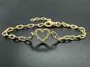 ARMBAND 925/-SILBER VERGOLDET MIT DIAMANTEN (GES.CA.0,05 ct.)