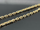 KETTE 925/- SILBER VERGOLDET MIT KRISTALLOPAL (CA.1,02 ct.)
