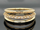 RING AUS 375/- GELBGOLD MIT ZIRKON (ges.ca.0,509 ct.)