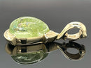 CLIP-ANHÄNGER AUS 375/- GELBGOLD MIT TURMALIN (CA. 2,50 ct.)