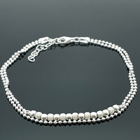 2-RHG. ARMBAND AUS 925/-SILBERWEIß