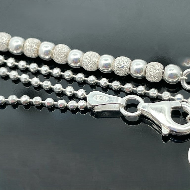 2-RHG. ARMBAND AUS 925/-SILBERWEIß