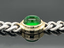 ARMBAND 925/-SILBER BICOLOR MIT BERNSTEIN/PERLMUTT-DUBL. BEH.