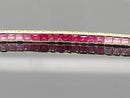 ARMBAND AUS 375/- GELBGOLD MIT MULTI SAPHIR (GES.CA. 7,92 ct.)