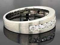RING AUS 950/- PLATIN MIT BRILLANTEN LR (GES.CA.0,50 CT.)