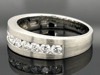 RING AUS 950/- PLATIN MIT BRILLANTEN LR (GES.CA.0,50 CT.)